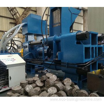 Steel Scissels Filings Chips Horizontal Briquetting Press